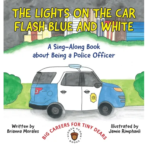 The Lights on the Car Flash Blue and White