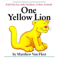 One Yellow Lion: Fold-Out Fun with Numbers, Colors, Animals