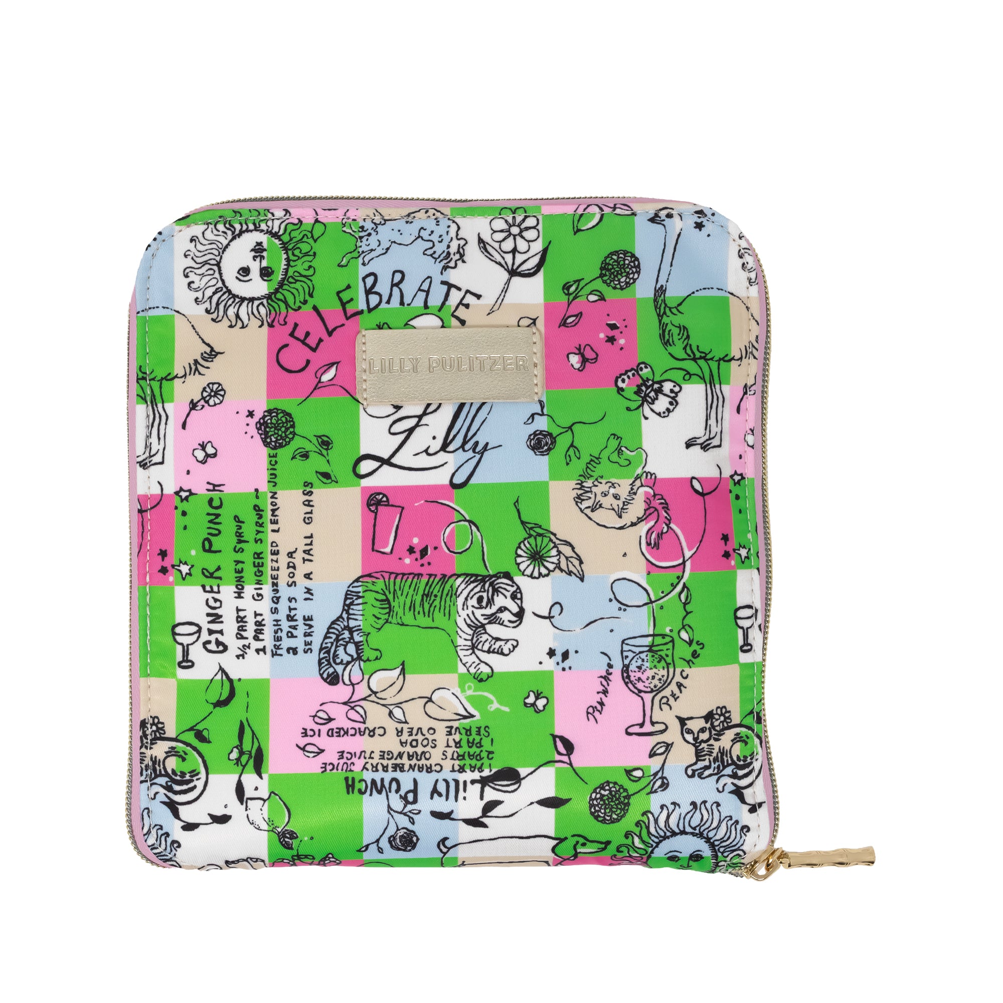 Packable Tote, Celebrate with Lilly Patch