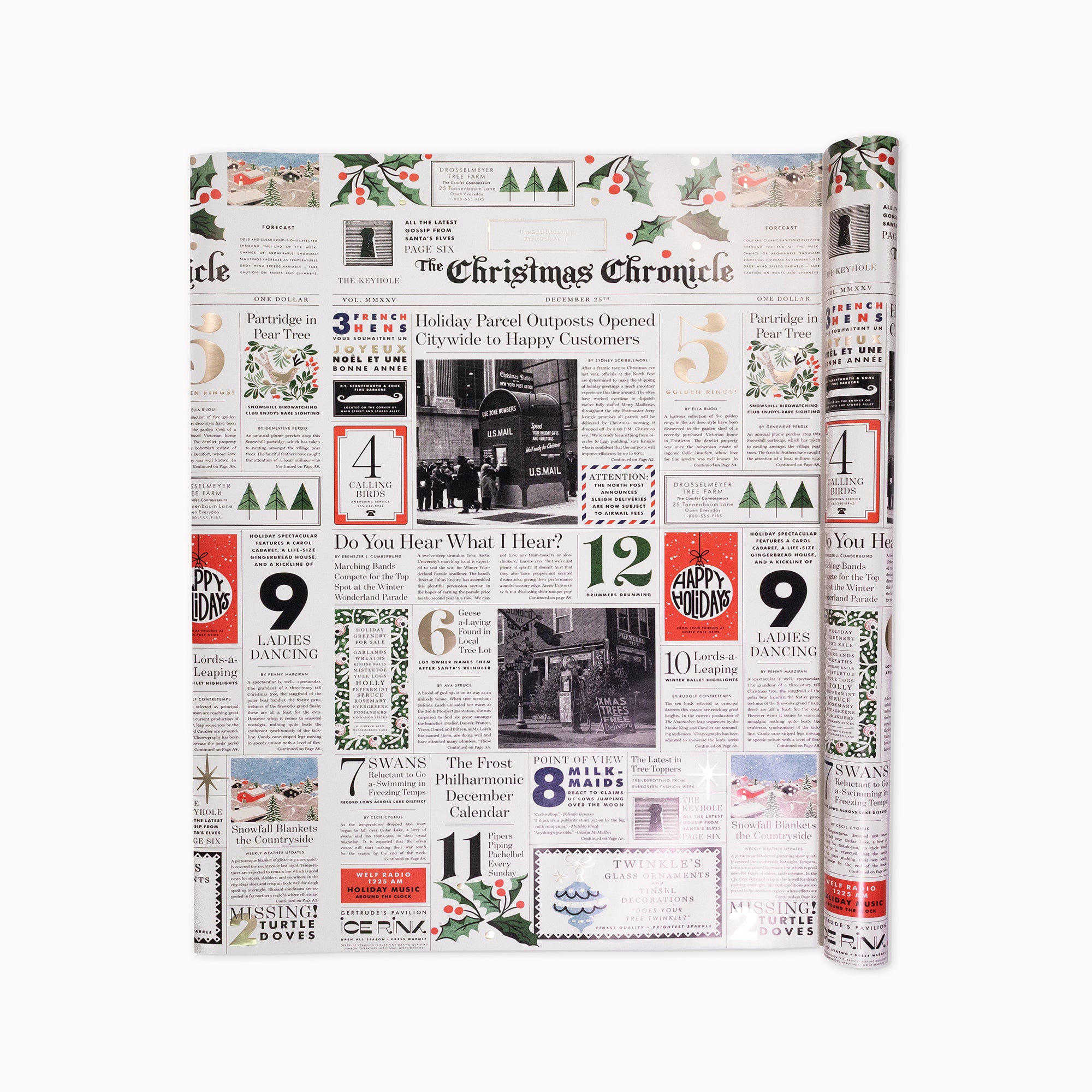 Wrapping Paper Roll - Christmas Chronicle