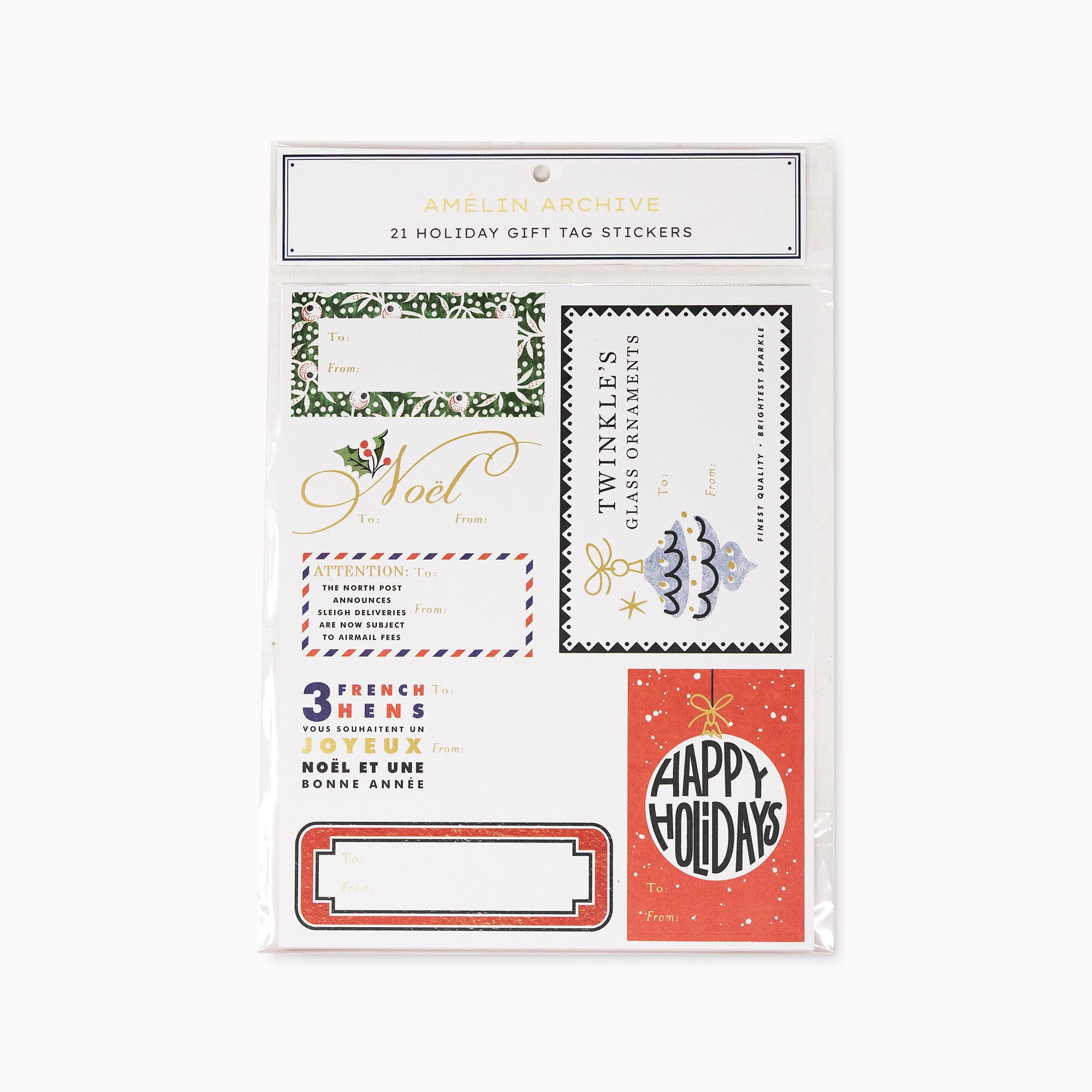 Sticker Sheets - Gift Tags - Christmas Chronicle