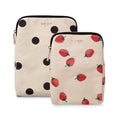 Snack Bag Set of 2 - Deco Dot, Strawberries