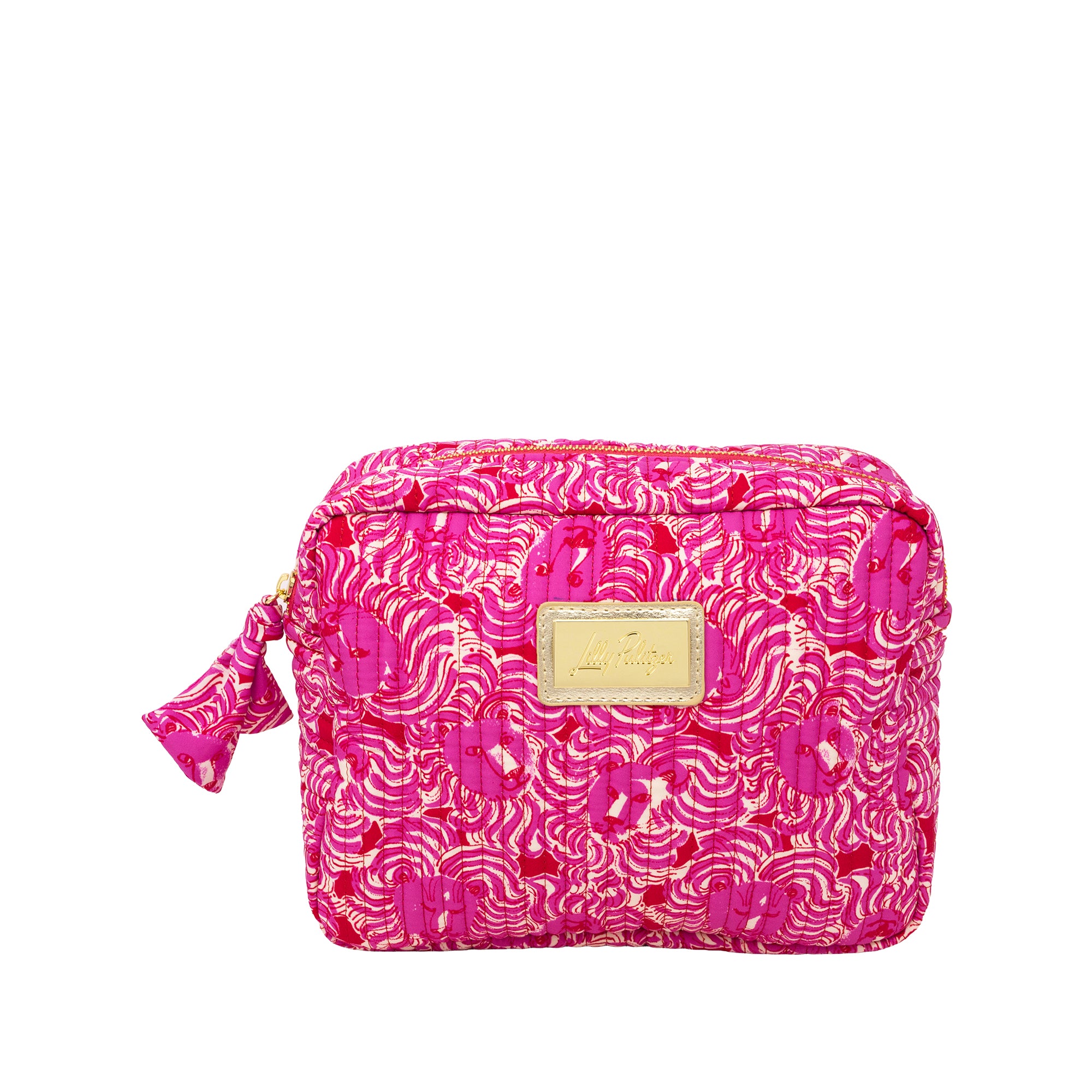 Cosmetic Pouch, Strawberry Red Pride of Lilly