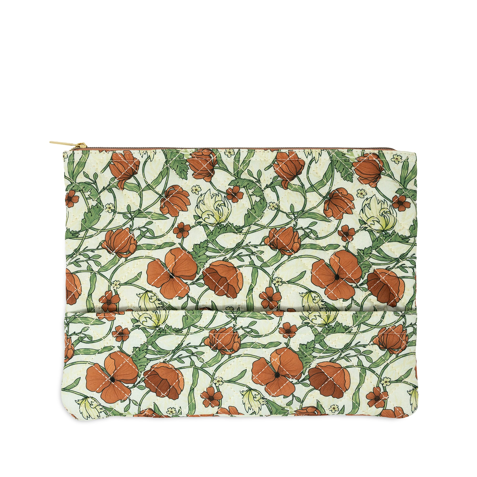 Quilted Study Pouch - Morris Garden