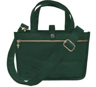 Leatherette Bible Cover - Forest Green
