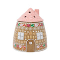 Vase with Frog Lid - Gingerbread Cottage