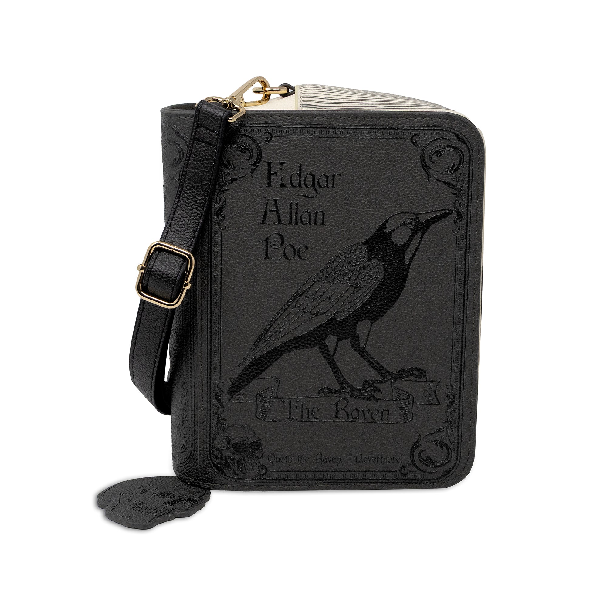 Book Crossbody Bag - The Raven