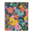 Large Notebook, Garden Blooms Navy