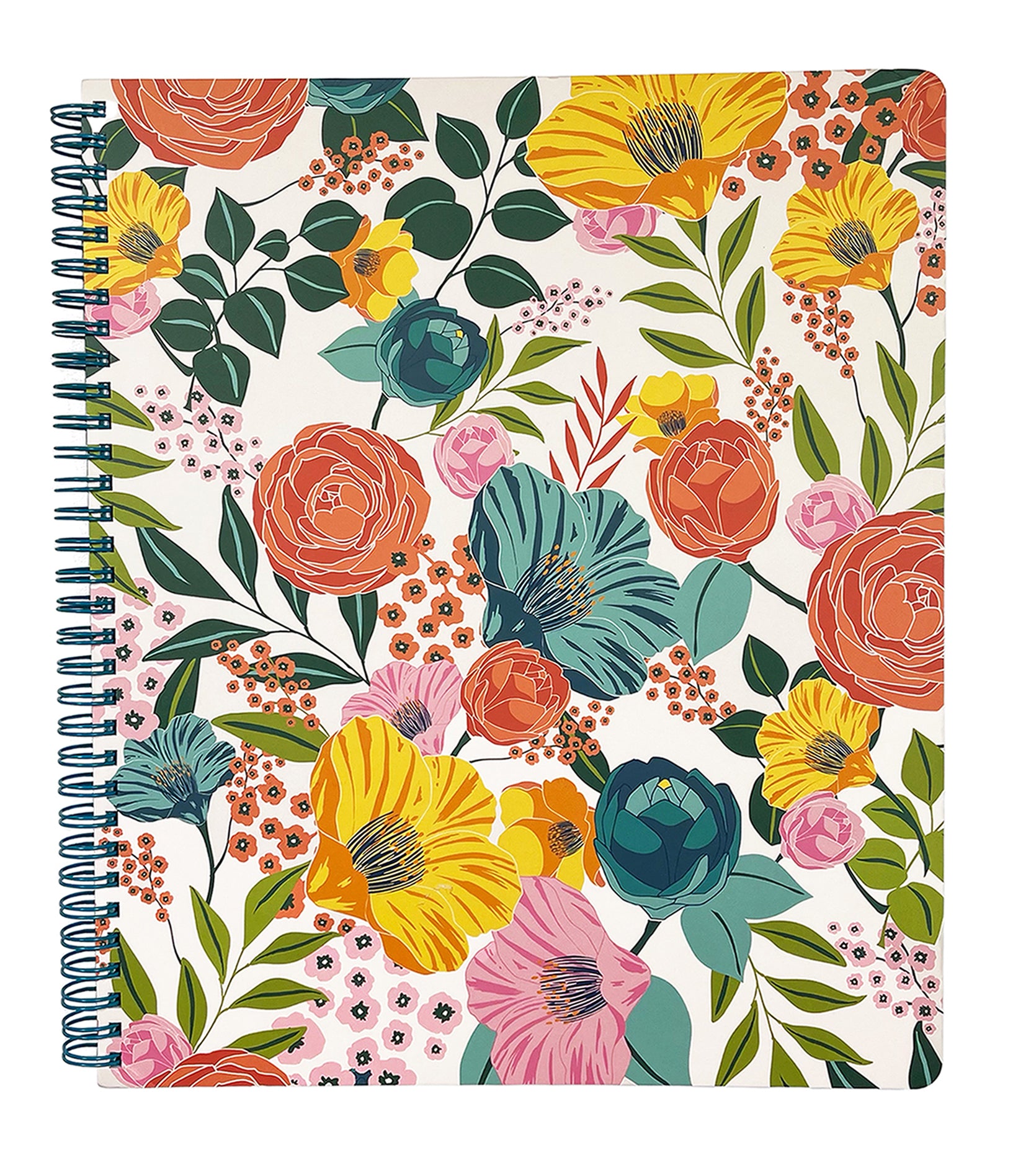 Large Notebook, Garden Blooms Cream