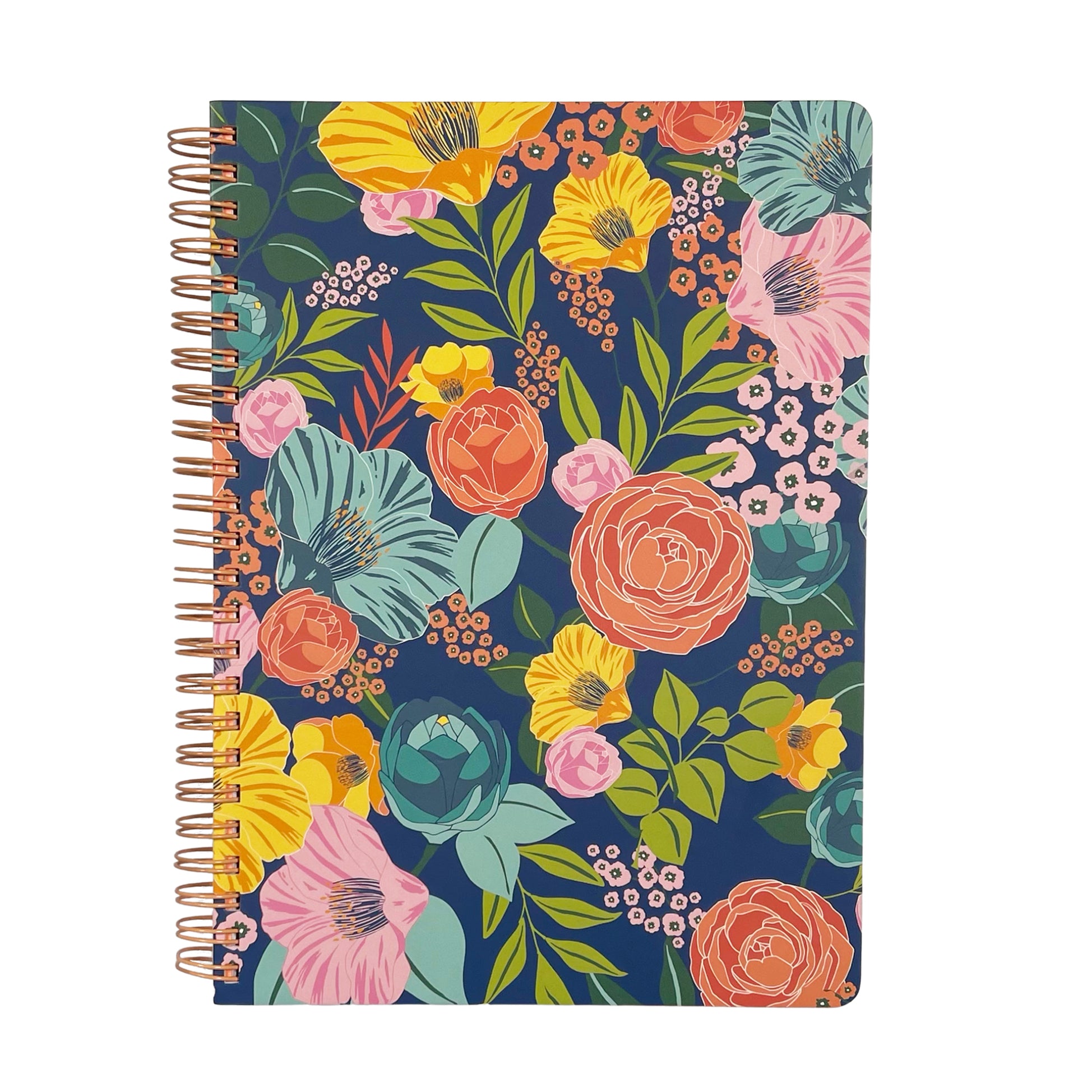 Mini Notebook, Garden Blooms Navy