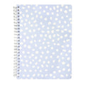 Mini Notebook, Light Blue Vintage Dots
