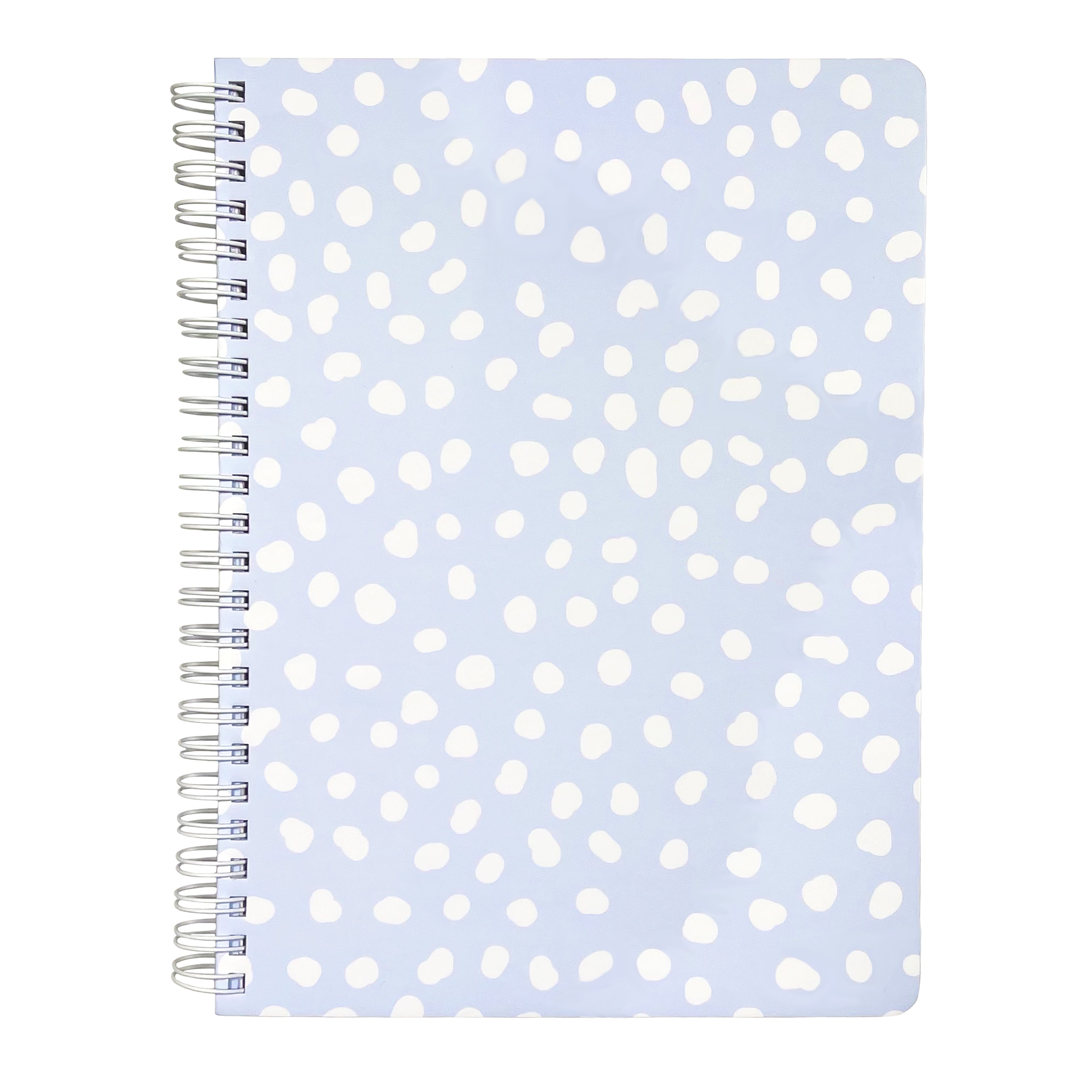 Mini Notebook, Light Blue Vintage Dots