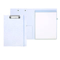 Clipboard Folio, Light Blue Dots