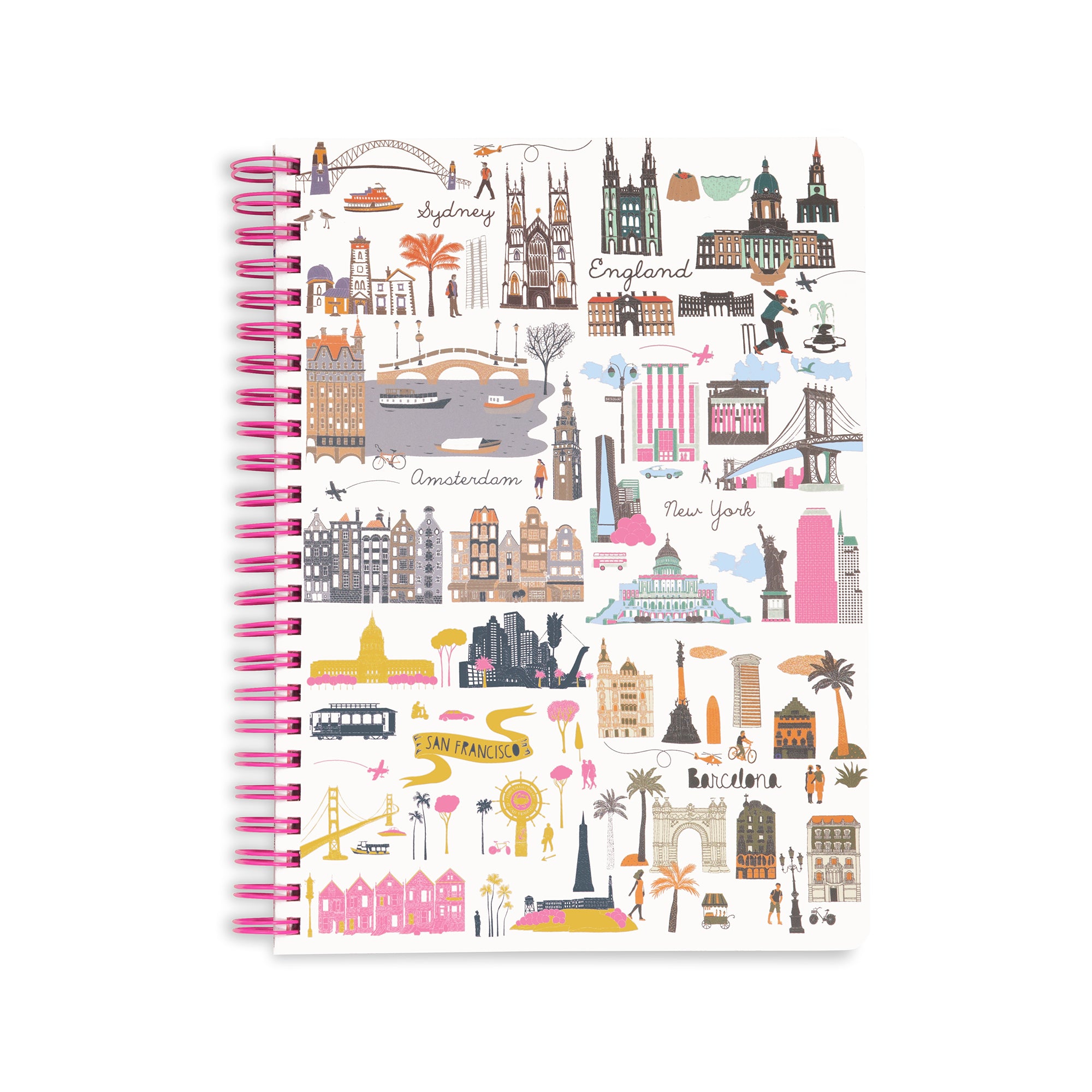 Mini Notebook, Travel Icons