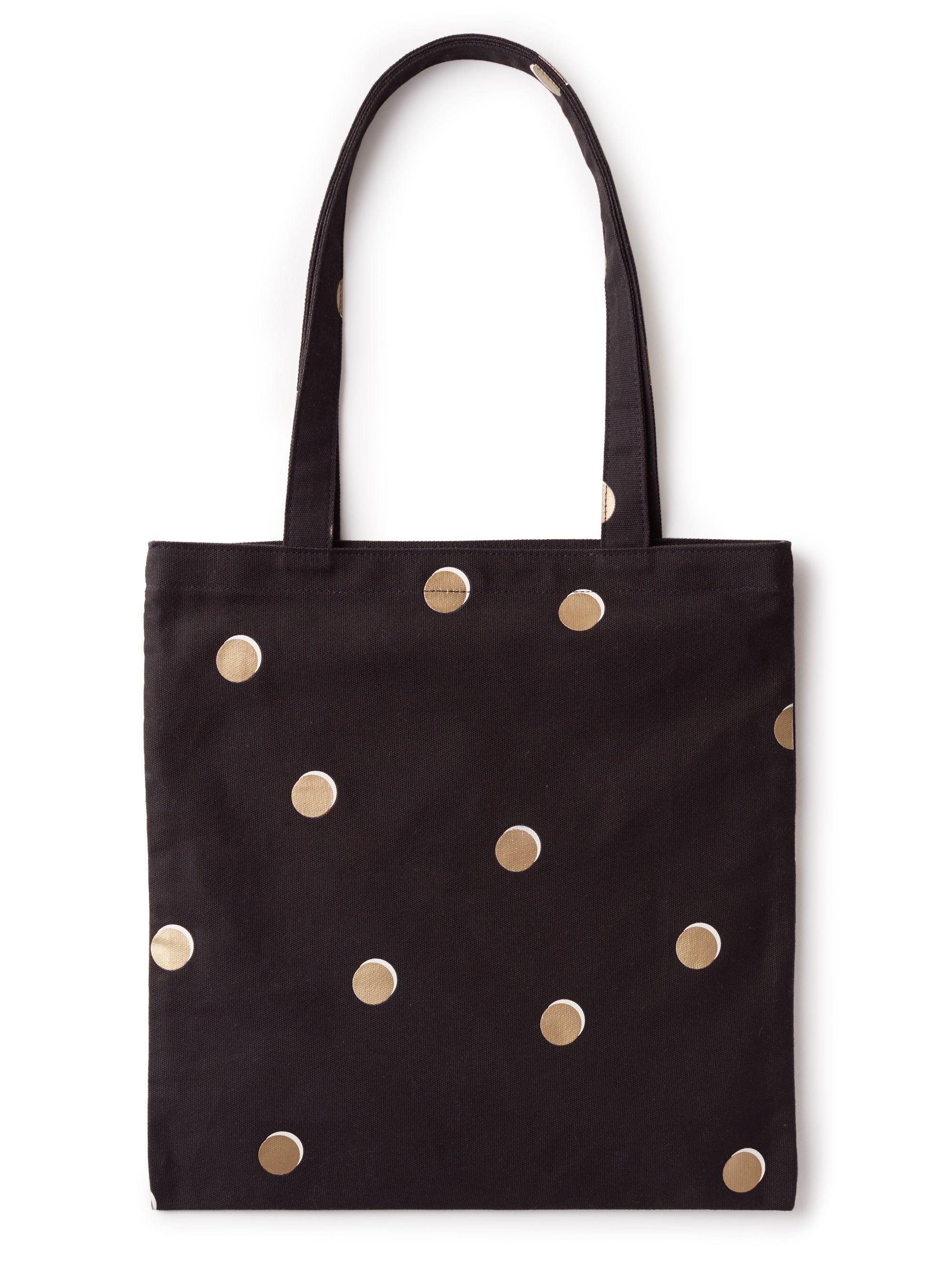 Canvas Book Tote, Scatter Dot
