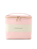 Lunch Tote, Blush Rugby Stripe