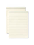 Notepad Folio Refill Set, Cream