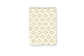 Spiral Notebook (Top, Large), Gold Spade Flower