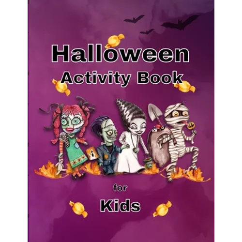 Halloween Activity Book for Kids