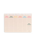 Week-to-Week Mega Desk Notepad, Daisies