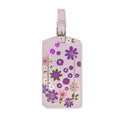 luggage tag, pacific petals