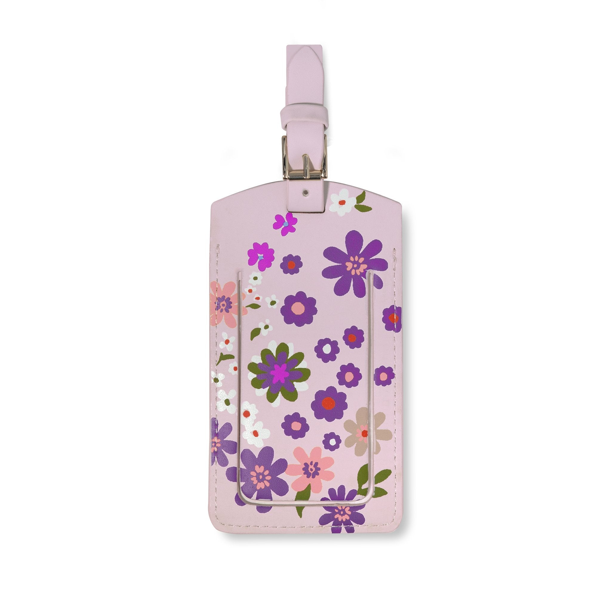 luggage tag, pacific petals
