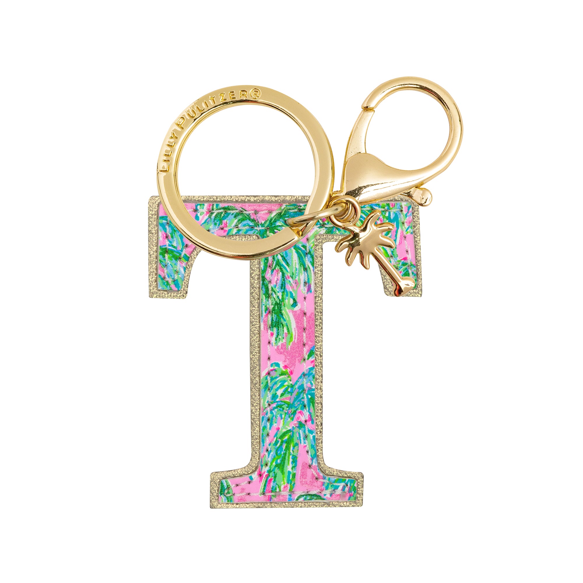Initial Keychain, T
