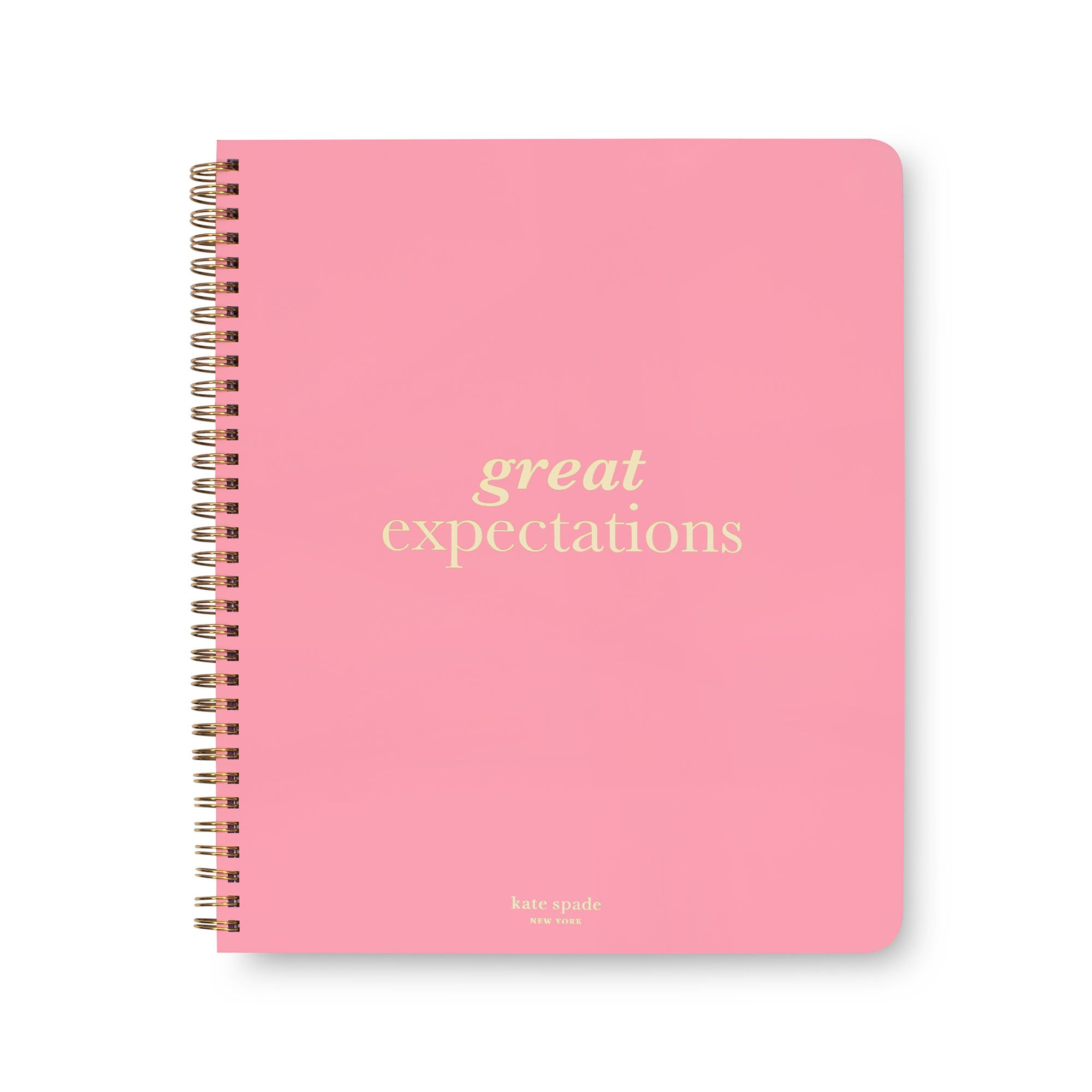 Large Spiral Notebook, Great Expectations