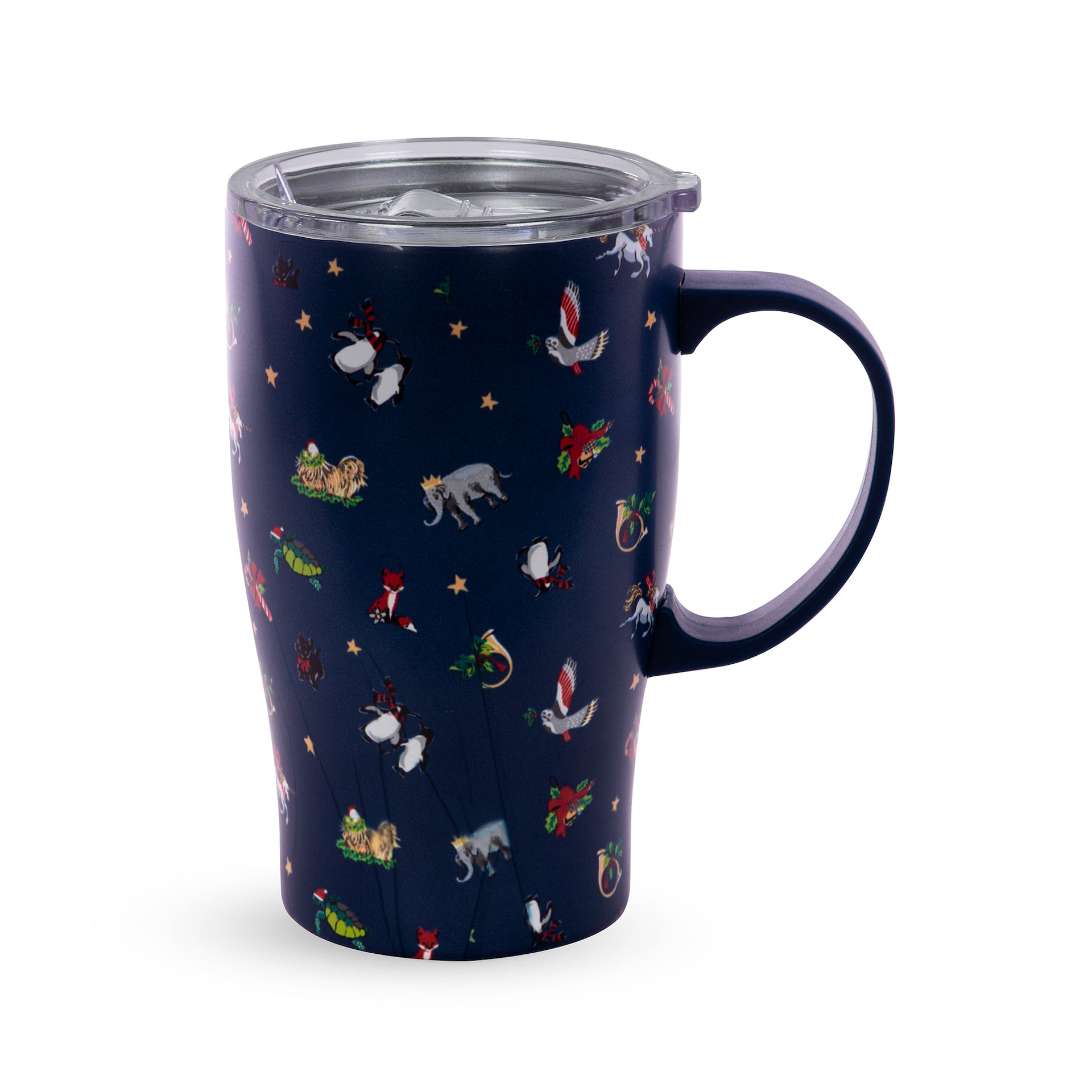 Stainless Steel Mug, Snowglobes