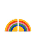 Ceramic Book Ends, Rainbow Reading Capsule