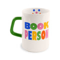 Ceramic Mug, Book Person Reading Capsule