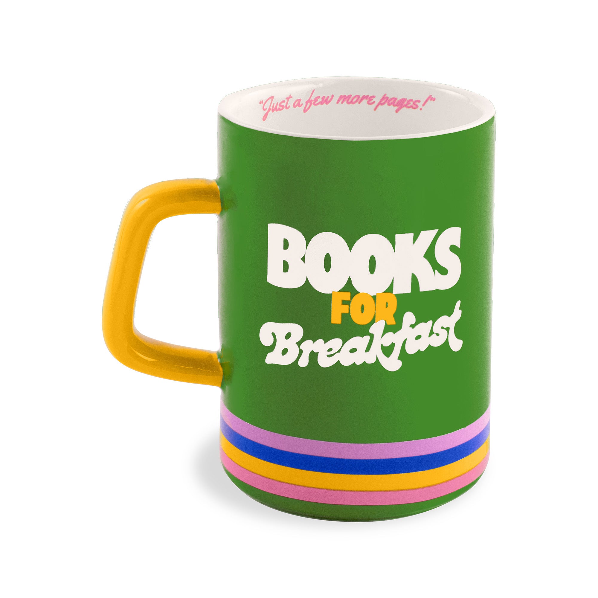 Ceramic Mug, Books for Breakfast Reading Capsule
