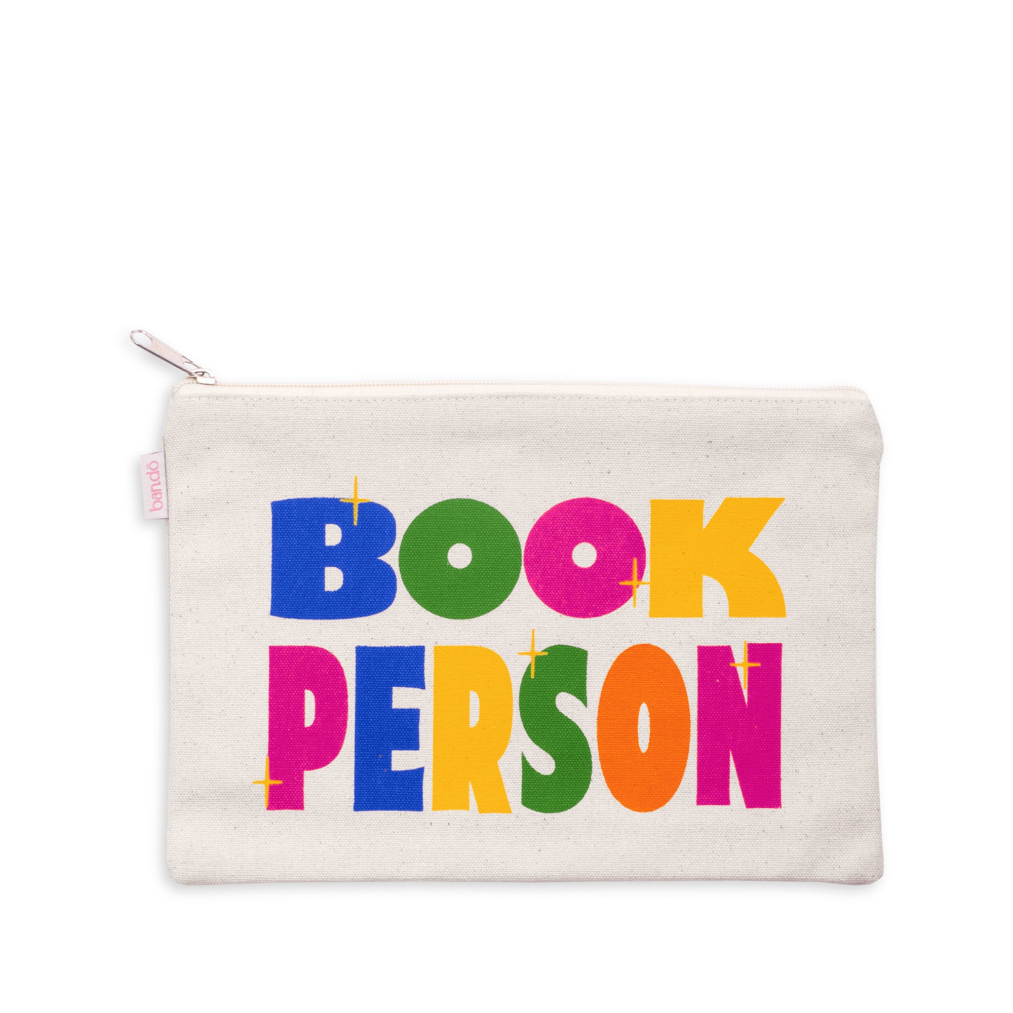 Canvas Pouch, Book Person Reading Capsule