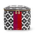 Lunch Tote, Black Spade Flower