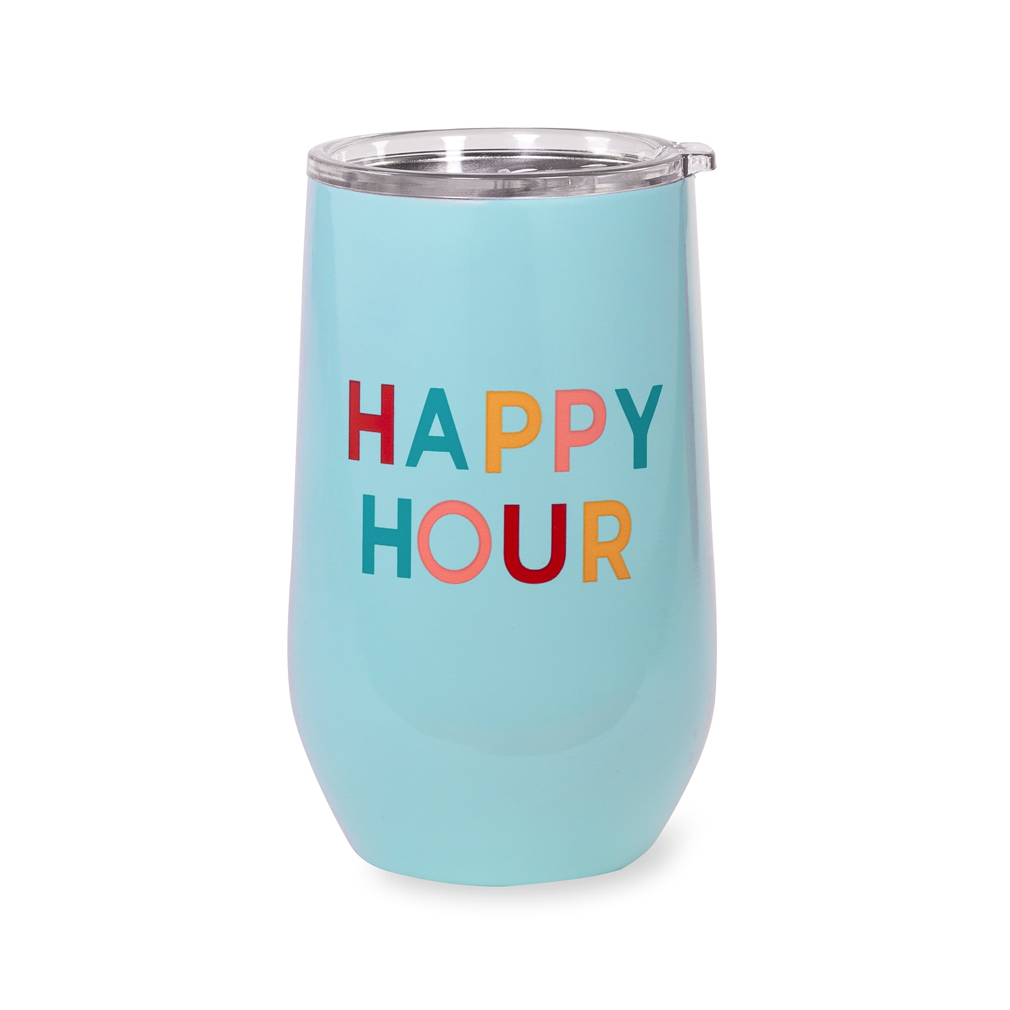 Stainless Steel Wine Tumbler, Happy Hour