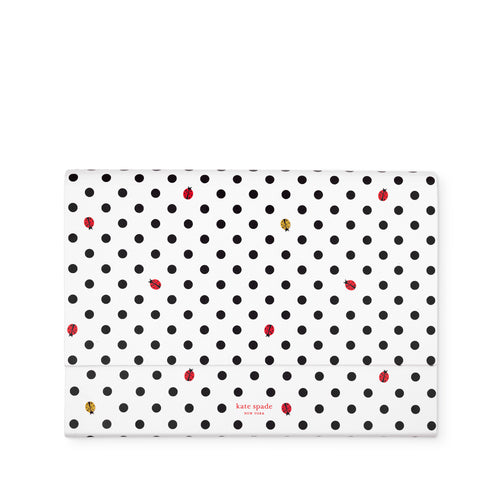 Accordion File Folio, Ladybug Dot