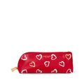Pencil Case, Brushstroke Hearts