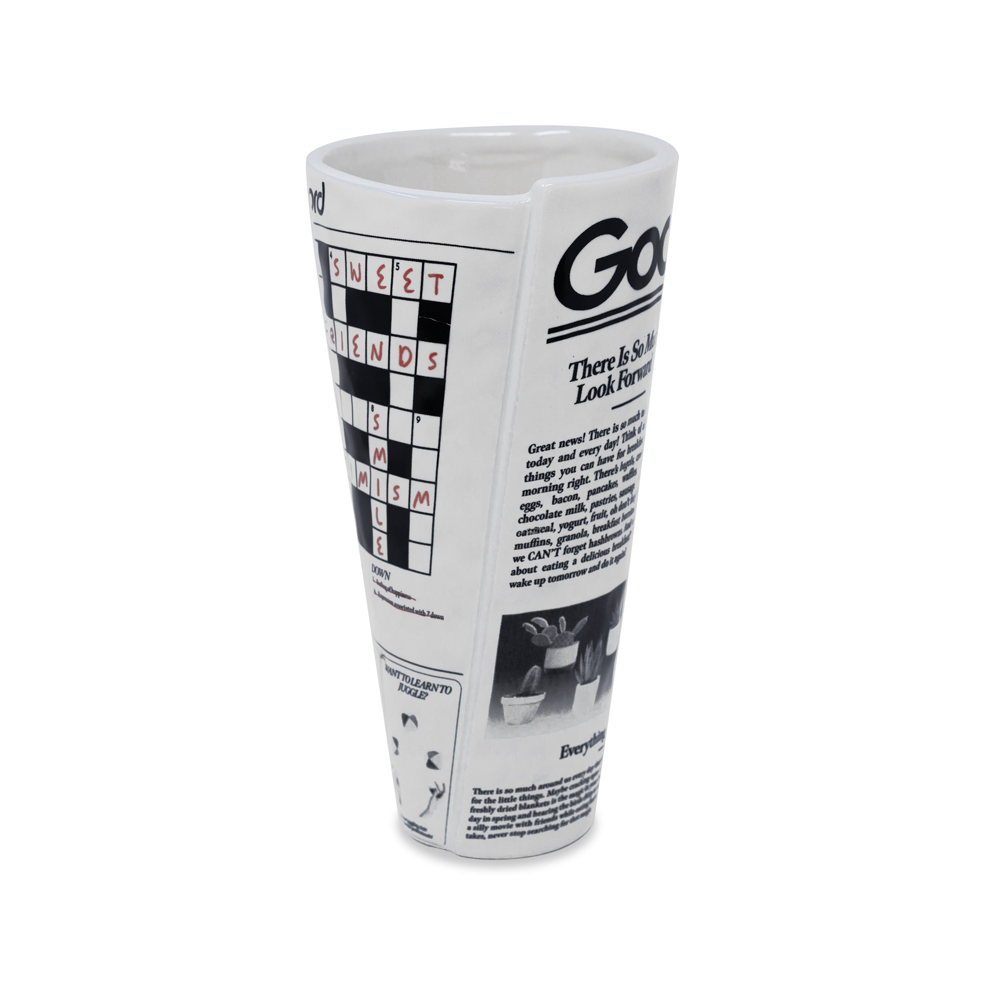 Wall Vase, Newspaper