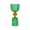 Tipsy Turvy Double Shot Glass, Green