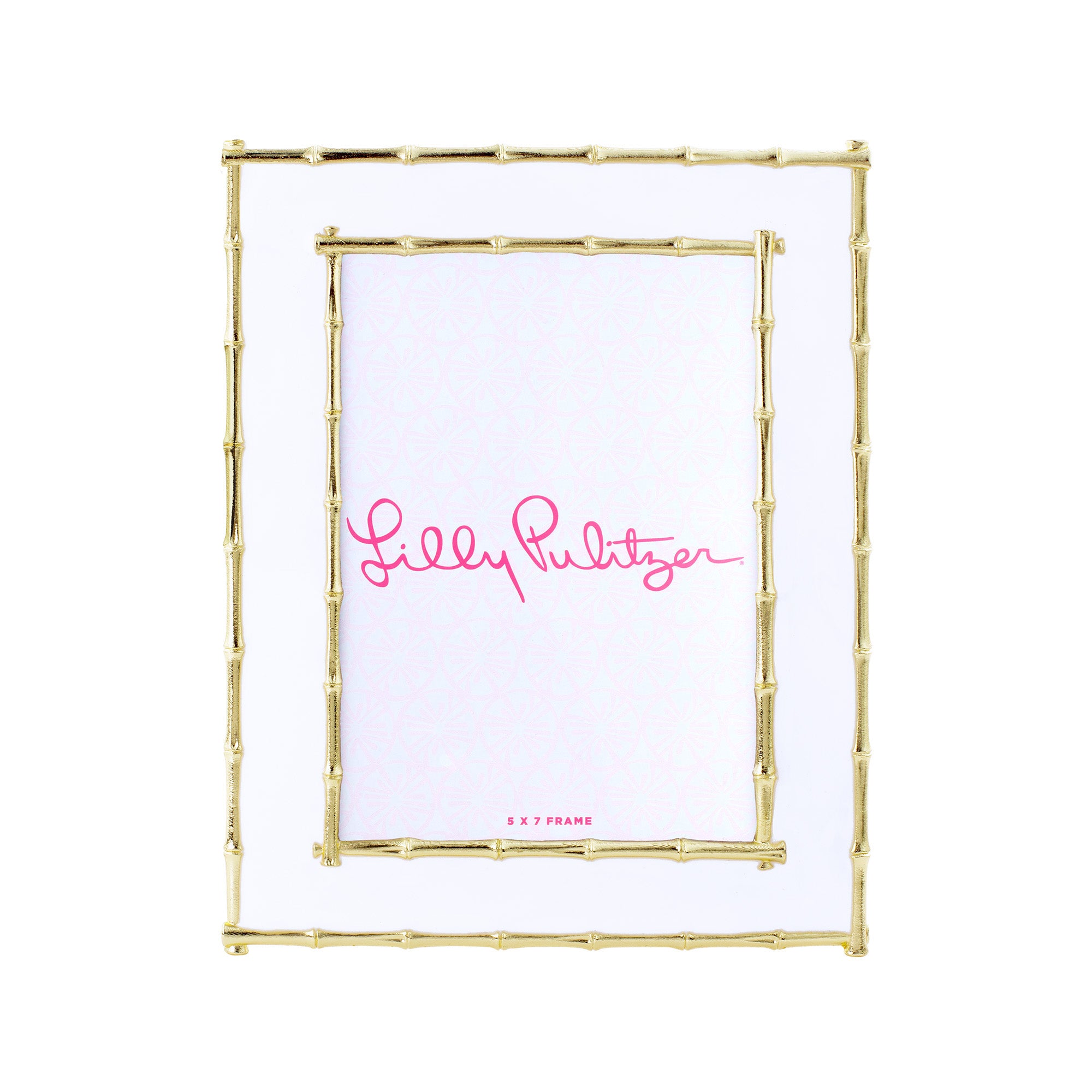 Large Picture Frame, Bamboo (White)