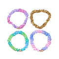Mini Scrunchie Set, Gold Lamé/Ombre