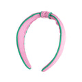 Low Knot Headband, Conch Shell Pink