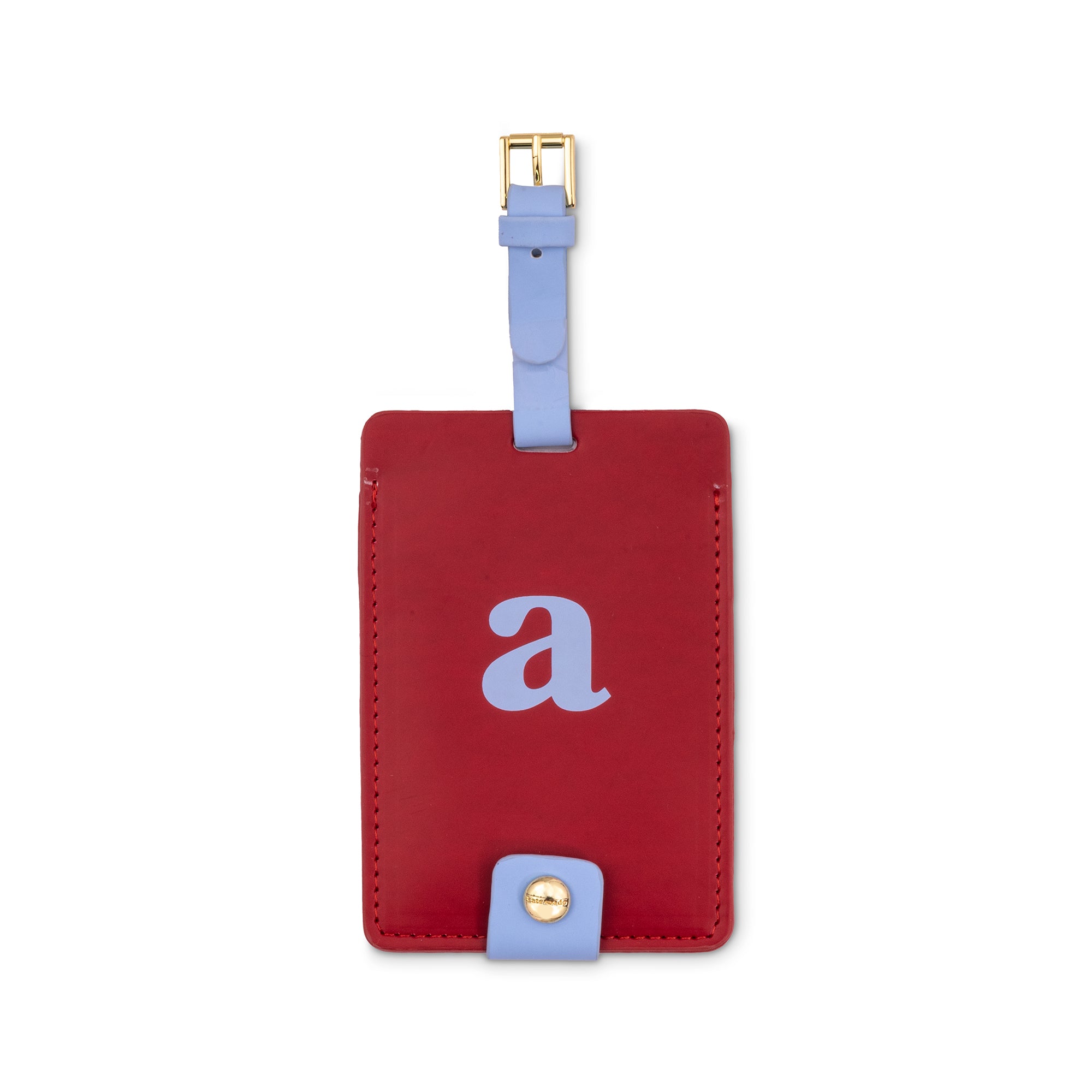 Just Mine Initial Luggage Tag, A