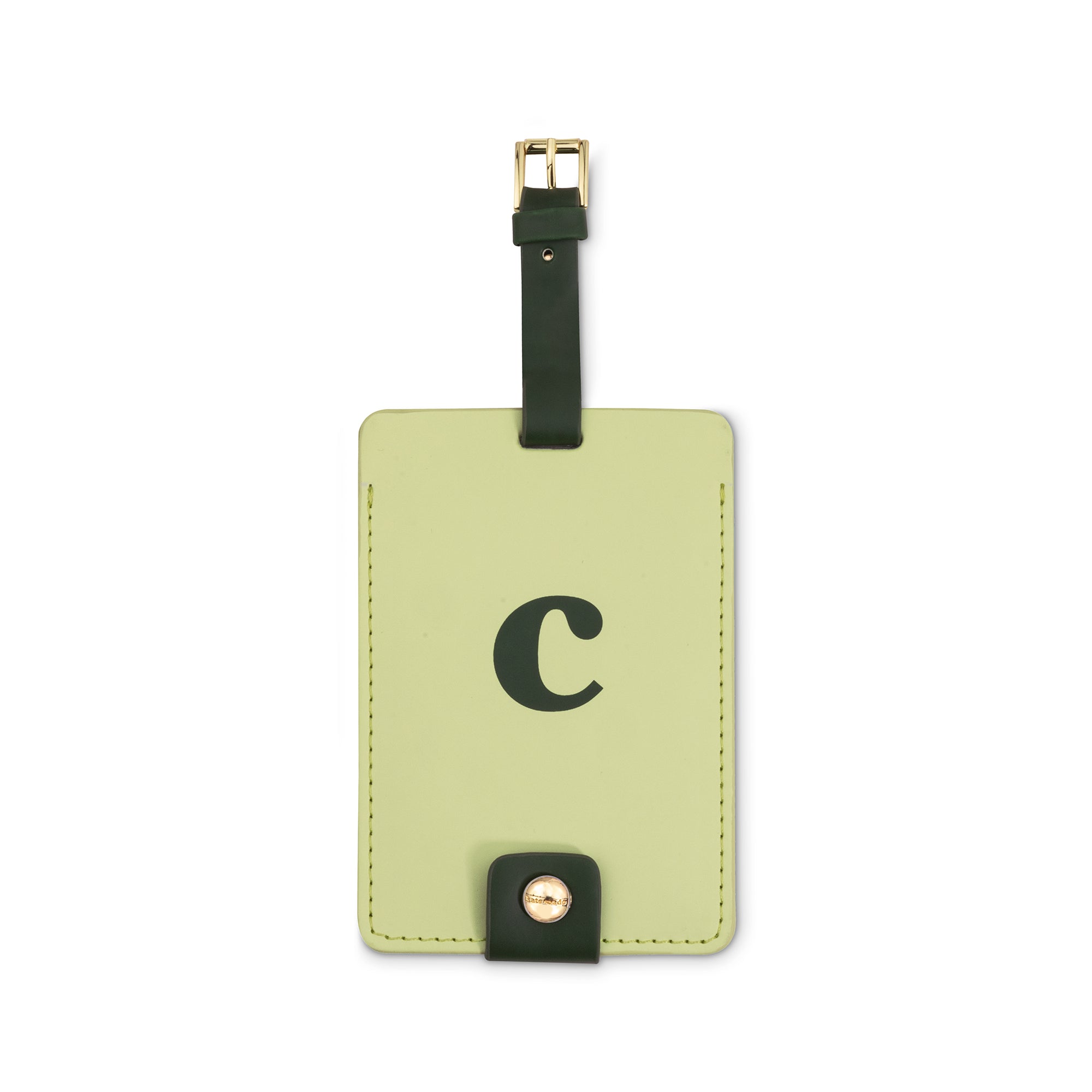 Just Mine Initial Luggage Tag, C
