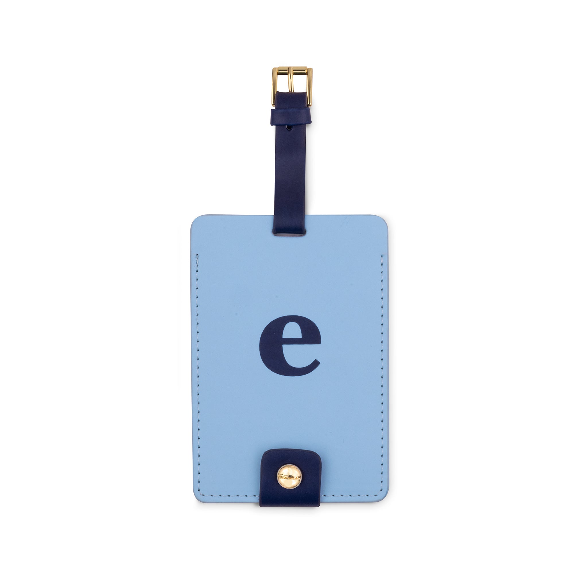 Just Mine Initial Luggage Tag, E