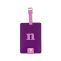 Just Mine Initial Luggage Tag, N
