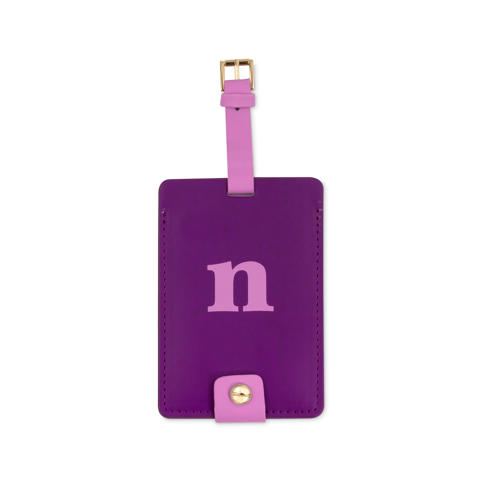 Just Mine Initial Luggage Tag, N