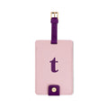 Just Mine Initial Luggage Tag, T