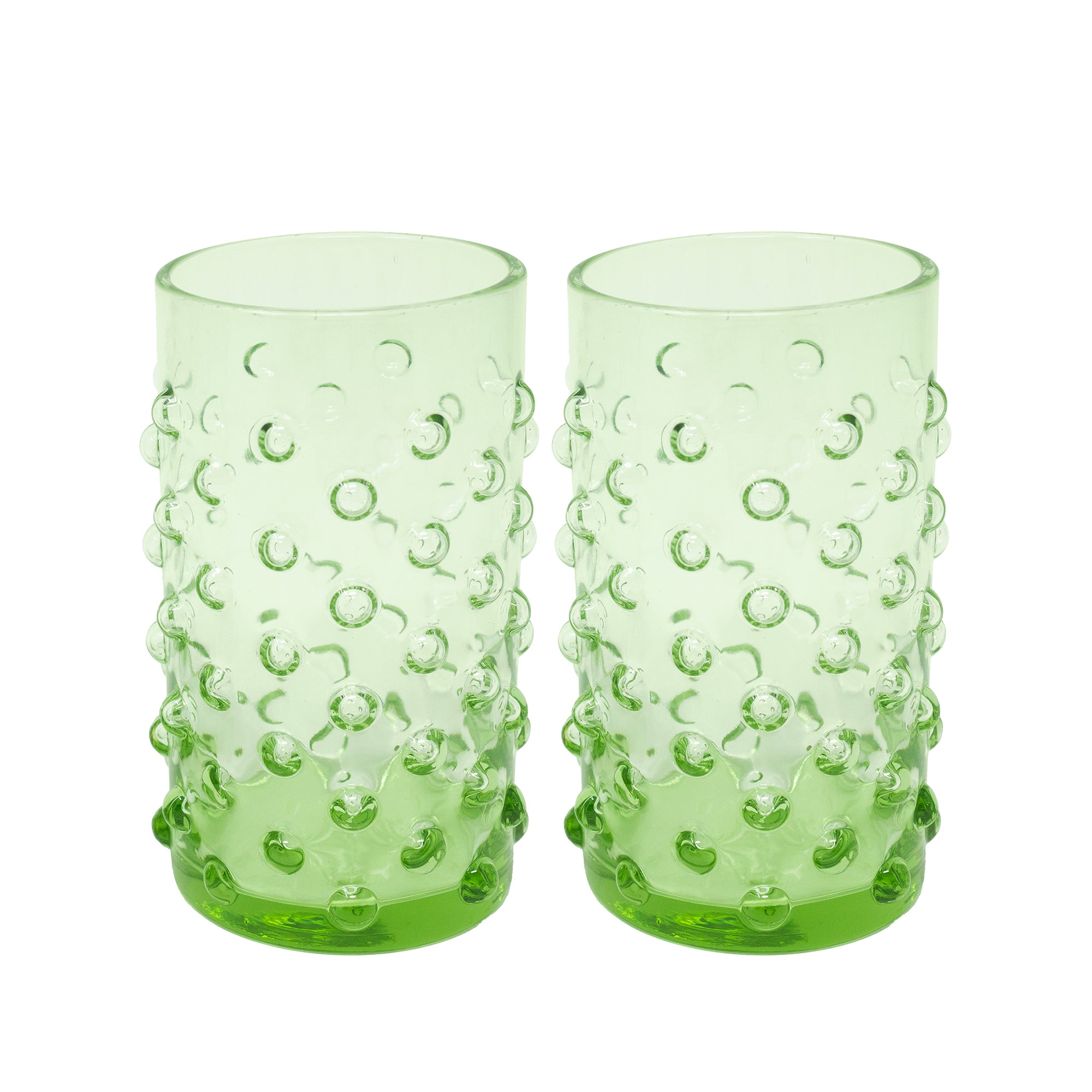 Hi Ball Glass Set, Jade Lime