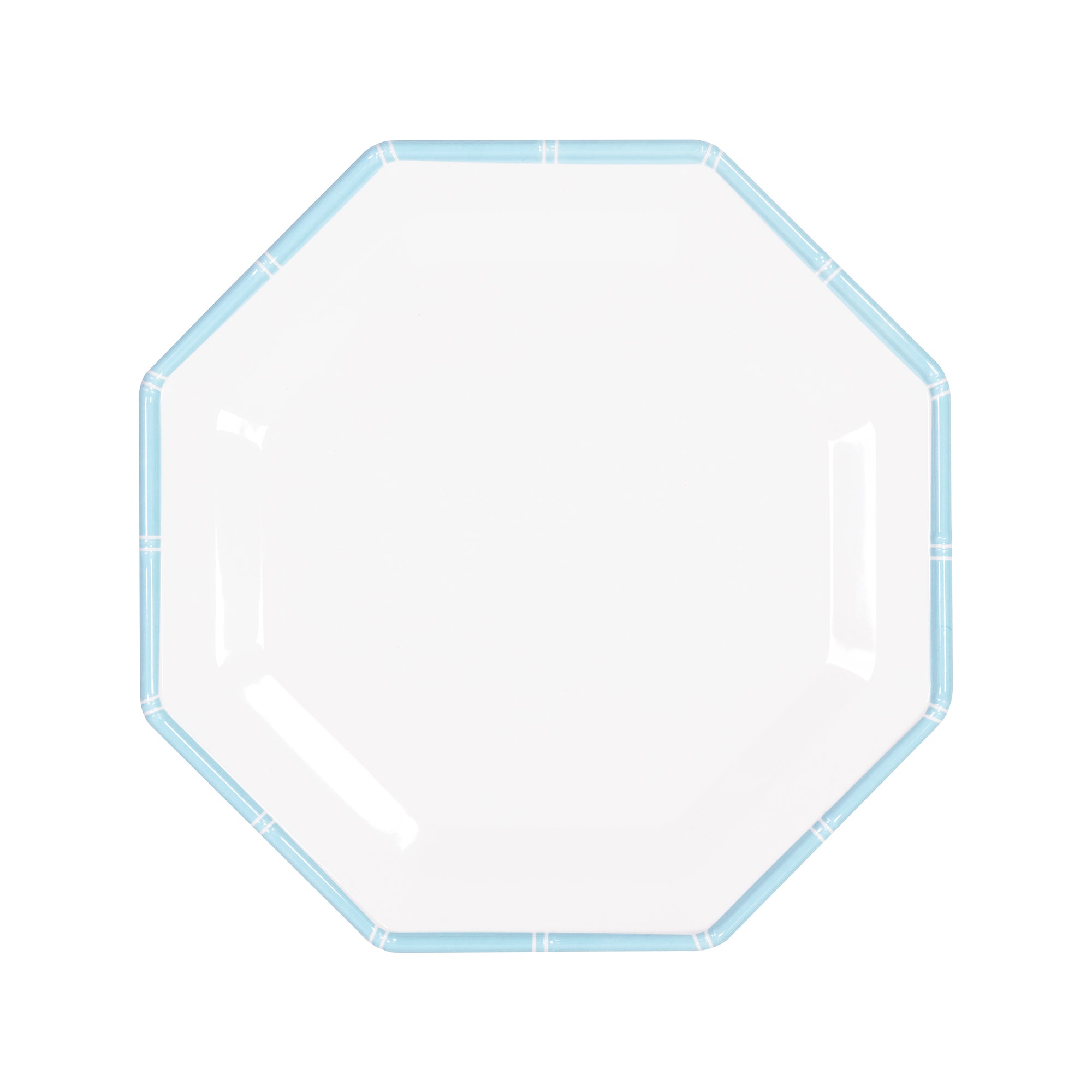 Melamine Plate, Fresh Water Blue (Bamboo)